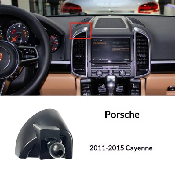Car Phone Mount Adapter For Porsche 2011-2015 Cayenne Holder Stand Mobile Car Cellphone Gravity Bracket Only Base