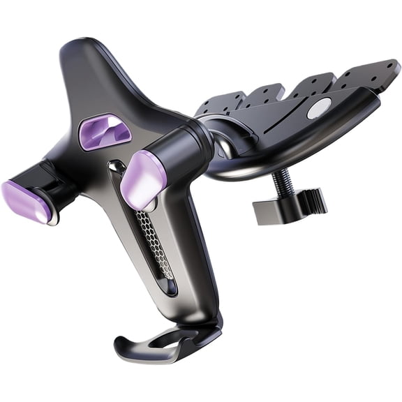 Car Phone Mount, Adjustable Non Slip 360° Rotation with Music Slot for Truck SUV