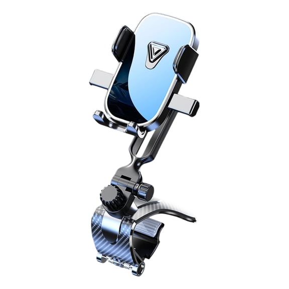 Car Phone Mount Auto Clamping Anti Shake Design 360 Rotation Dashboard Windshield for 4.7 to 6.9Inch Smartphones