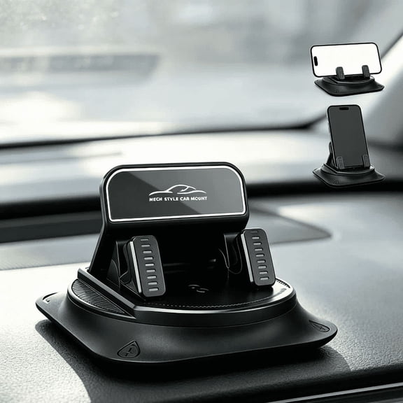 Car Phone Mount Dashboard Air Vent Holder 360° Rotation Stable Grip Hands Free Universal Cell Phone Stand Secure Heavy Duty for GPS Driving Viewing