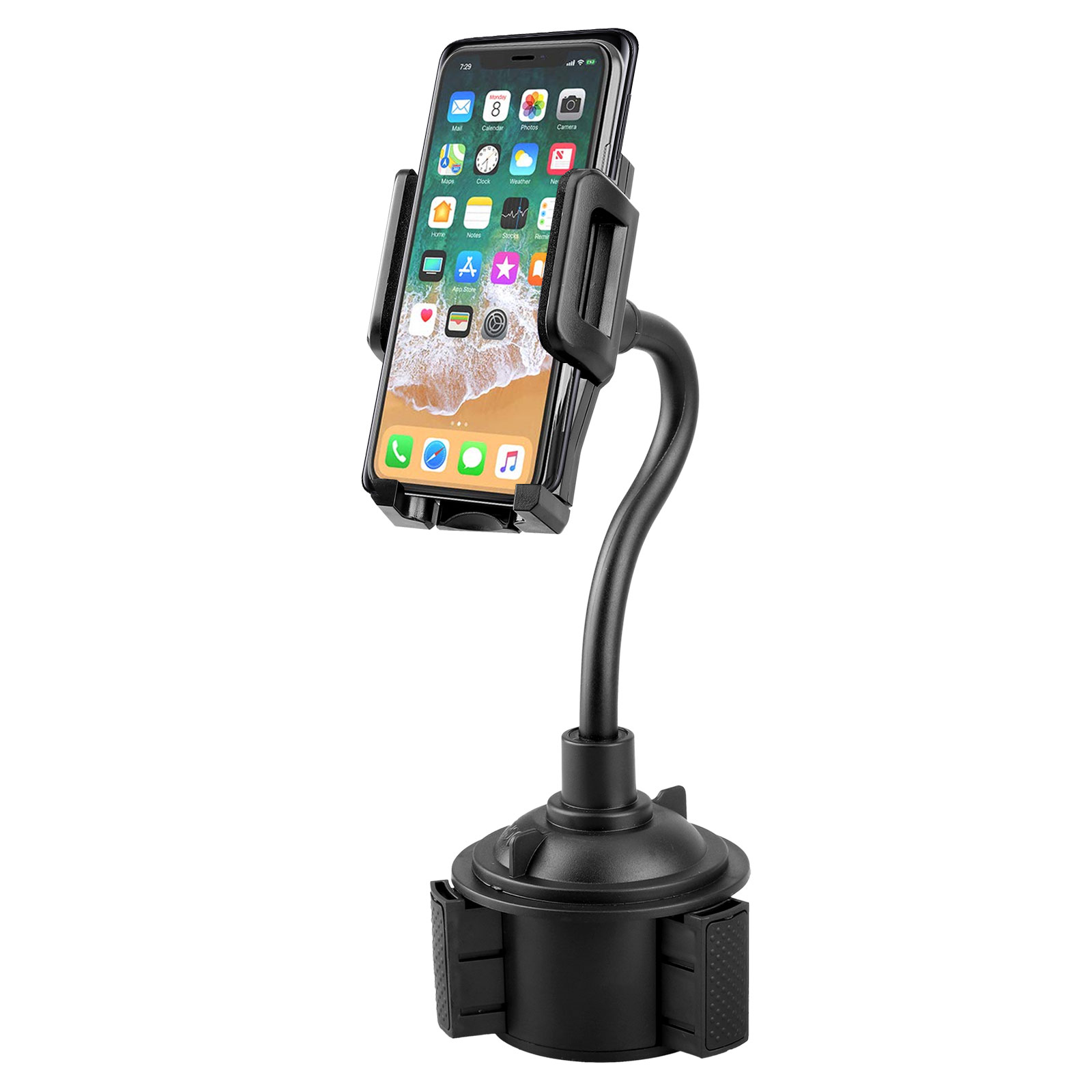 Car Phone Mount, EEEkit Universal Cell Phone Holder, Car Cup Holder Mount Fit for iPhone 13 12 Pro Max 11 Xs Max R X 8 Plus, Samsung Galaxy S21 S20 S10 and More - image 1 of 11