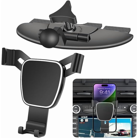 Car Phone Mount Holder For Ford Explorer 2002-2015 Focus 2000-2017Taurus 2000-2019Escape 2001-2012 Auto Accessories Navigation Bracket Interior CD Slot Mount Decoration dash board Mobile Cell case
