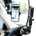 thumbnail image 1 of Car Phone Mount Suction Cup with Strong Gel Pad, Dashboard or Windshield Holder for All Phones, Thick Case Compatible, Adjustable Arm, 1 of 7
