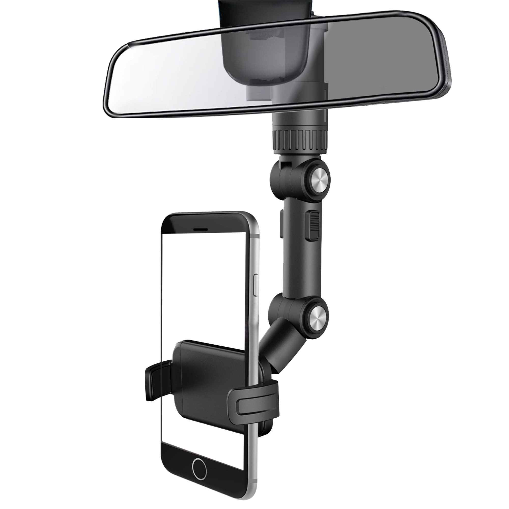 Car Phone Mount, TSV Rearview Mirror Stand Cellphone Holder for Car