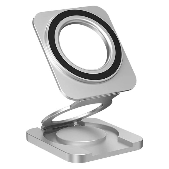 Car Phone Mount Universal with Dual Camera Setup with Emergency Flashlight Dashboard Mounting Solution Next Level Convenience Silver Ultra Plus Series Silver