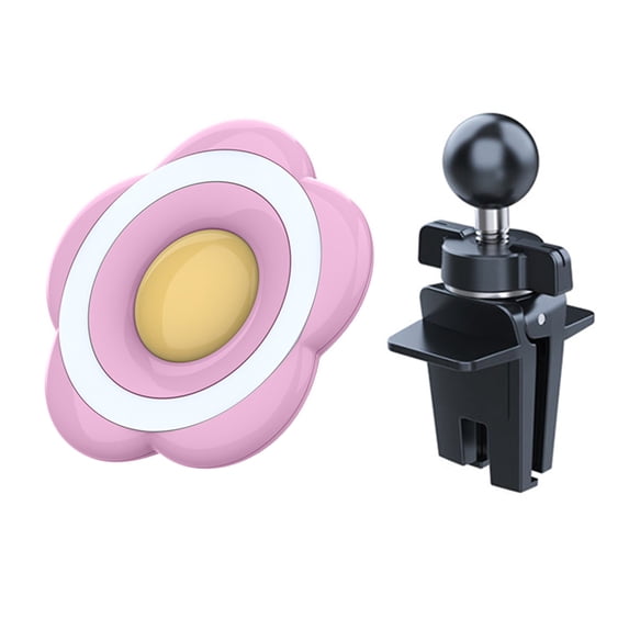 Car Phone Stand 360 Rotating Flower Design for Air Vent Mount 17 16 15