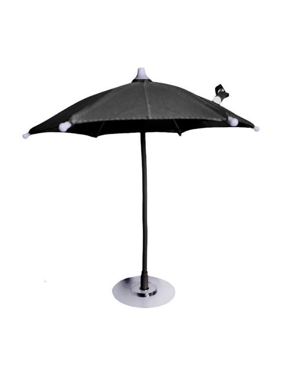 Car Phone Sun Shade, Mini Umbrella for Phone Sun, Anti-Glare Car Navigation Sunshade, Foldable Phone Sun Blocker for Dashboard