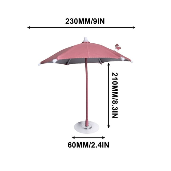 Car Phone Umbrella Mount | Universal Fit Sunshade Navigation Holder | Anti-Reflective Shield, Portable Foldable Design | Reduces Glare, Enhances Visibility | Auto Accessory