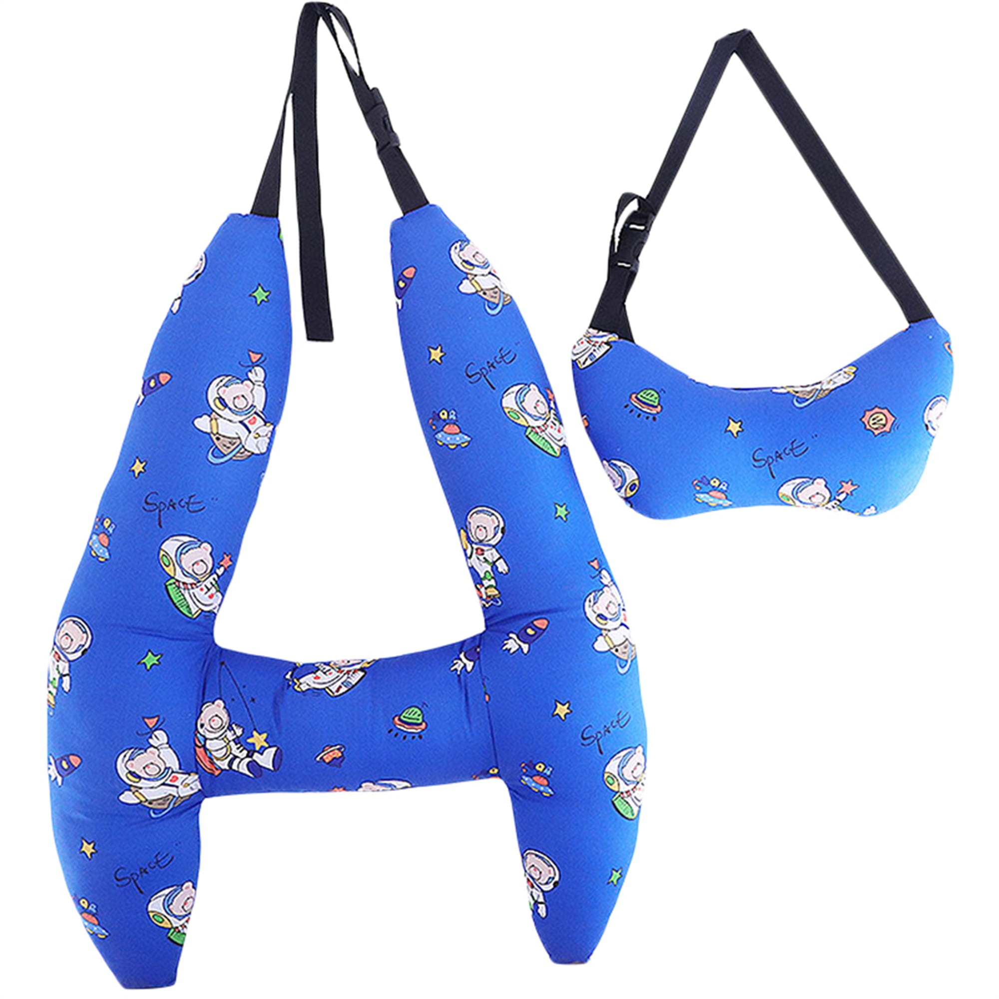 Car Pillow Set, Hshape Support Neck Rest Seat Pillow for Adult Kids