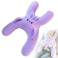 thumbnail image 1 of Car Pillow for Travel, H-Shaped Plush Neck Rest Cushion, Sleeping Pillow, Animal-Themed Car Seat Cushion with Safety Belt Protector, Neck Pillows for Sofa Lounging, and Quiet Downtime, 1 of 6