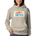 thumbnail image 1 of Car Plates California Sun-kiss Hoodie Women -Image by Shutterstock, Female x-Large, 1 of 4