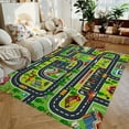 thumbnail image 1 of Car Play Mat for Boys and Girls Highway City Traffic-Themed Rugs for Kids Toy Cars Kids Rugs for Playroom Non-Slip Kids Play Rug, 1 of 9