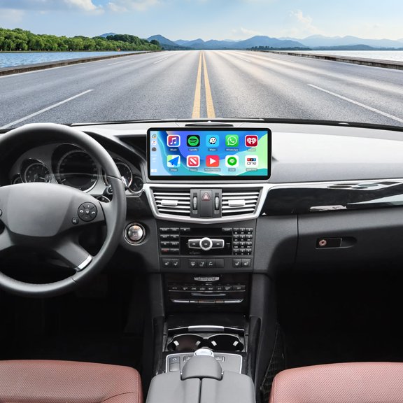 Car Player for Mercedes E-Class W212 2012-2014 with CarPlay Android Auto 12.3 Inch