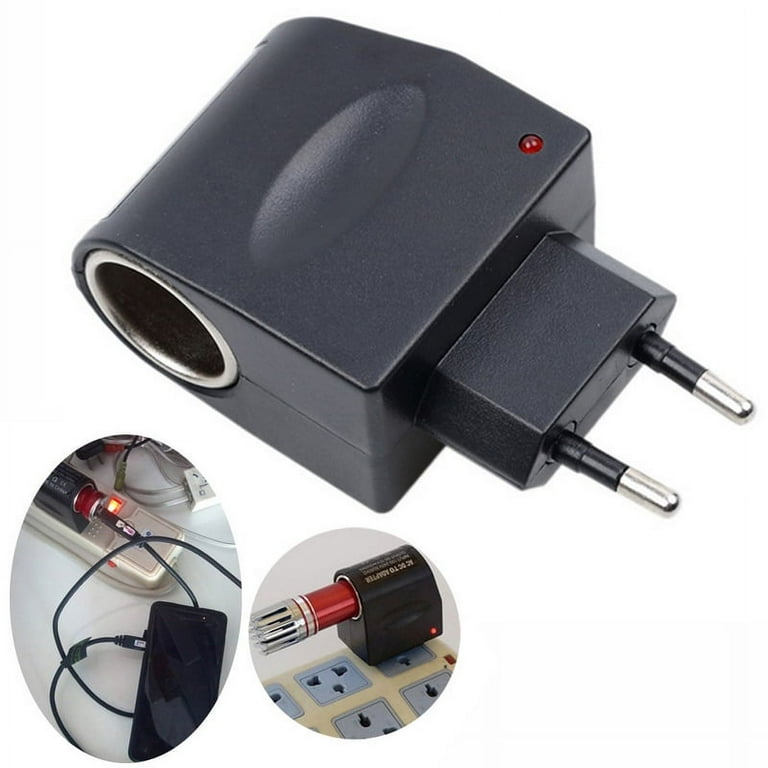 Ac To Dc Car Cigarette Lighter Socket Adapter Universal