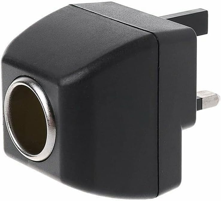 cigarette lighter adapter to mains Car Plug Adapter, Black 240V Mains To 12V DC Cigarette Lighter Socket Car  Charger, 120W, 150VA, Compact, Durable, Safety Features
