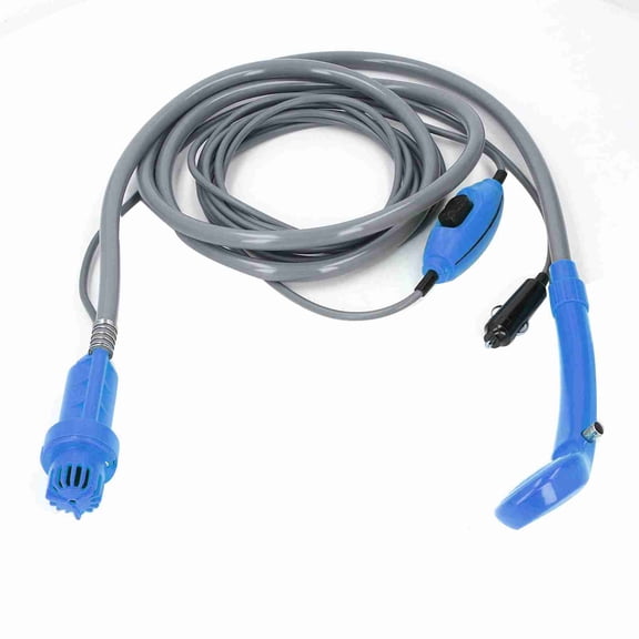 Car Plug Shower Kit, 36W Portable Electric Vehicle Mounted Shower with Adjustable Water  and 3D Outlet Holes, for Outdoor Camping Car Washing Pet Cleaning Travel