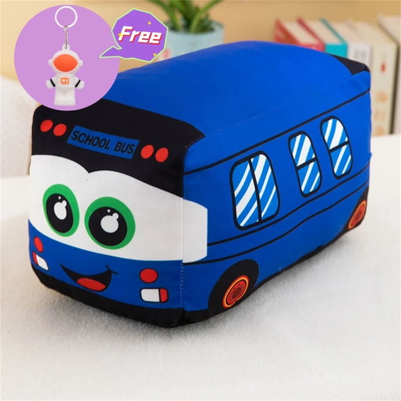 Car Plush Tractor Stuffed Cushion Truck Toy Super Cute Car Plush Pillow - Soft Plush Toy for Little Boys, Girls, Babies and Toddlers - Great Gift