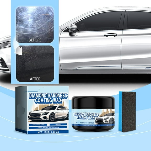 Car Polishing Crystallization Wax,Scratch Repair Maintenance,Paint Protection Coating,Waterproof Sunscreen Polish,Multi Use Beauty Wax,Easy Apply Auto Body Care Tool