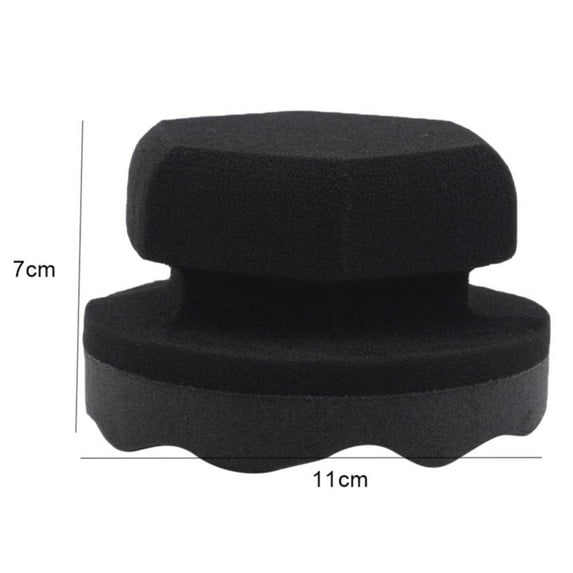 Car Polishing Pad Tire Contour Dressing Applicator Pads Gloss Shine Color Polishing Sponge 2size Optional Auto Polishing Tools