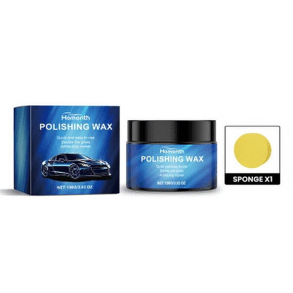 Car Polishing Wax – Paint Restoration & Shine Enhancer, Scratch Removal & Surface Cleaning Care Wax for Auto Detailing