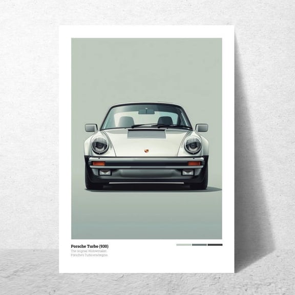 Car Poster Printable Wall Art Vintage Cars Man Cave Decor Retro Wall Art Him Classic Cars Garage Decor, Unframed Paper Poster 8x10in