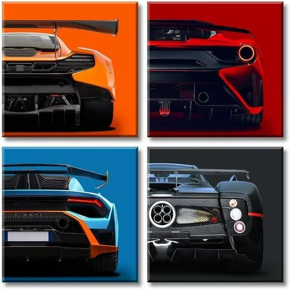 Car Poster Wall Art Decor Canvas Poster JDM Car Poster Porche 911 Poster Slivia Poster F1 Car Poster And More Framed And UNframed Poster (STYLE O, 8 X 10 UNFRAMED)