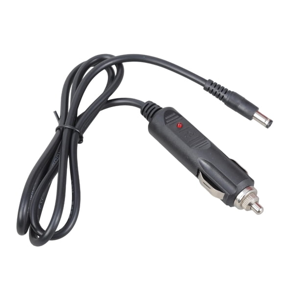 Car Power Cable 12V 24V 5.5x2.1mm Plugs 18AWG Copper LED Light Fuse Protecteds