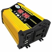Car Power Inverter 12V to110V 120V 300W DC to AC Solar Convertor Transformer Inverter with USB Voltage LED Display