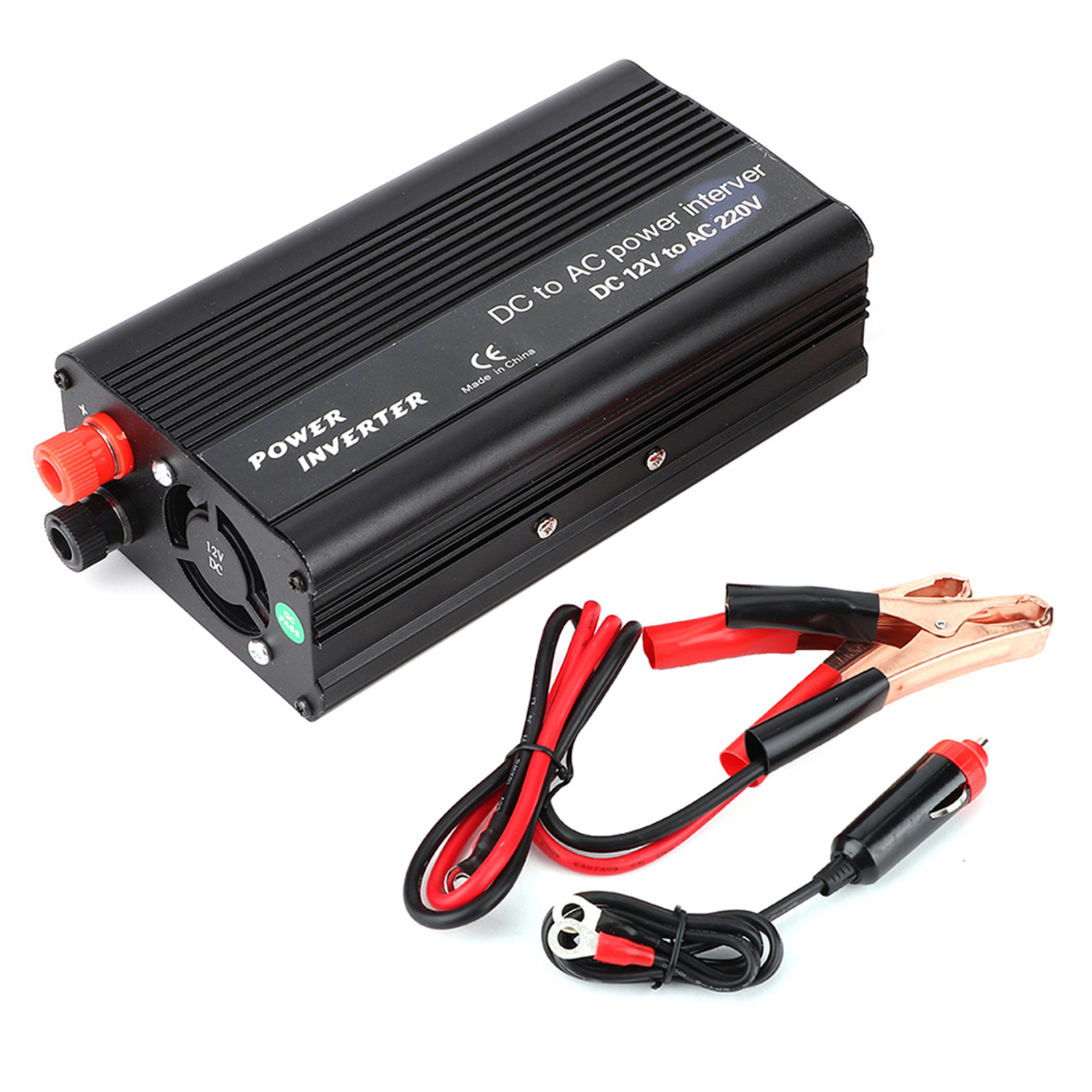 Car Power Inverter DC 12V to AC 220V/110V 1000W Voltage Converter
