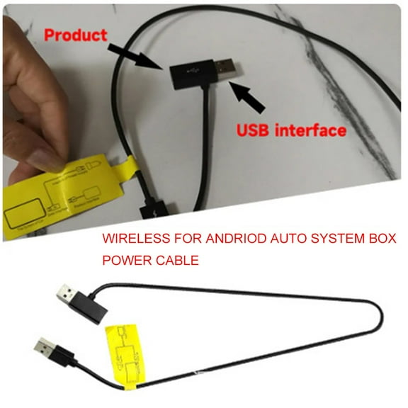 Car Power Supply Box Power Supply Cable Work For Android 13 For CarPlay