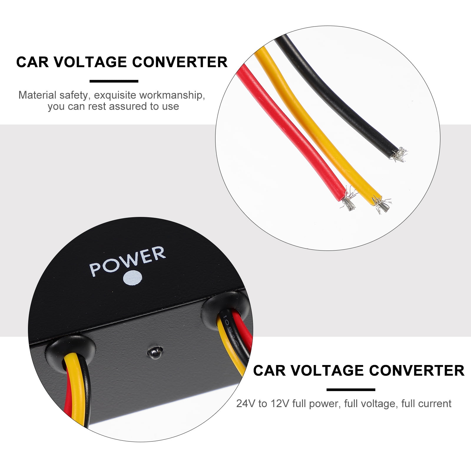 Car Power Supply Transformer 25A 24V to12V Car Power Supply Down Car