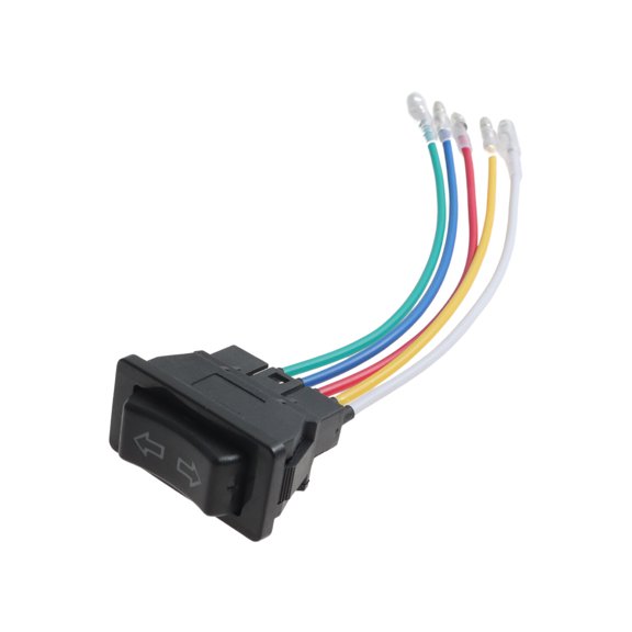 Car Power Window 5 Pre-Wired Rocker Switch Universal Up/Down Illuminate LED