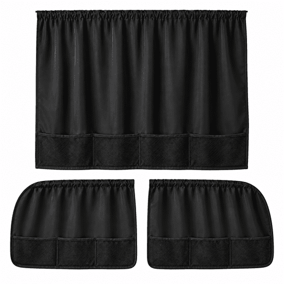 Car Privacy Curtains Set, Upgraded Car Window Shades & Cars Divider Curtain with Storage Pockets, Portable Cars Curtains for Windows for Sun Blocking & Privacy Protection