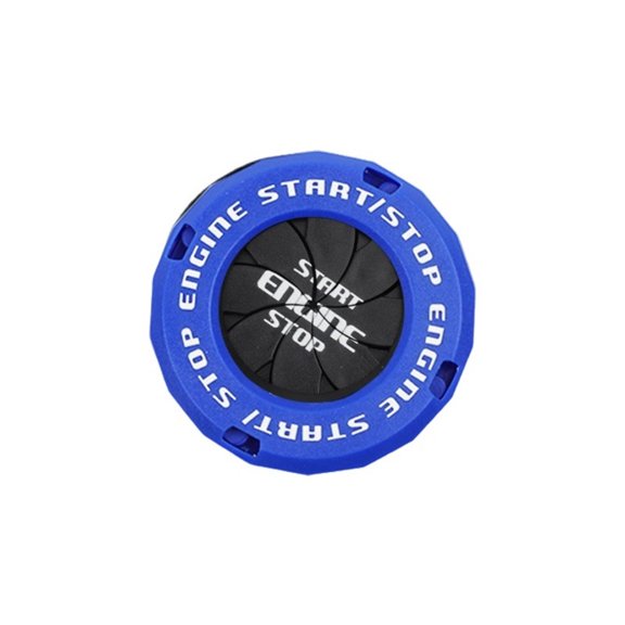 Car Push Start Button Cover ABS Decoration Ringing With Strong Adhesive Backing For Vehicle Interior Customization
