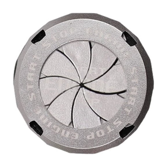 Car Push Start Button Cover ABS Decoration Ringing With Strong Adhesive Backing For Vehicle Interior Customization