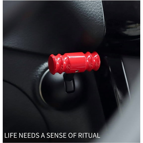 Car Push Start Button Cover, Fade Resistant Shell, Self Adhesive Mount, Stylish Interior Decoration, Universal Auto Trim Parts for 4th of July Vehicle Upgrades and Daily Driving Refit