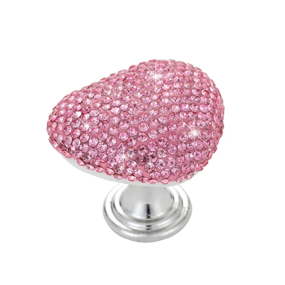 Car Push Start Button Heart Shape Cover Decorative Accessory Enduring Scratch