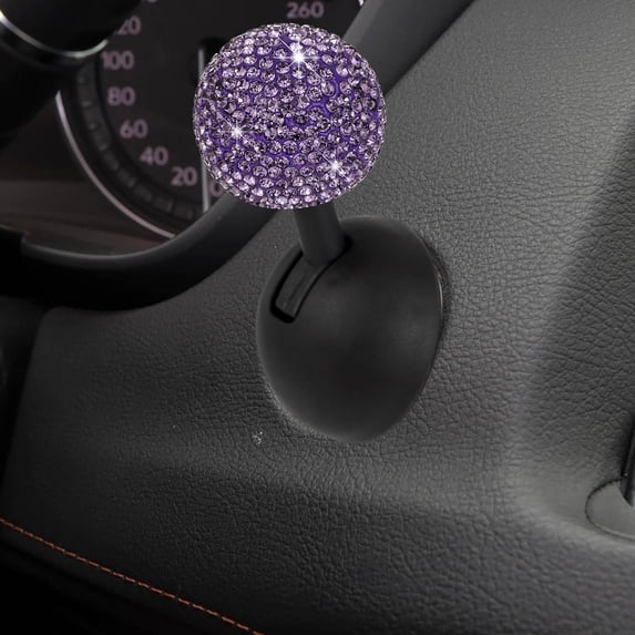 Car Push to Start Button Cover Rhinestone Diamond Rocker Style - Engine Start Button Decorative Accessory for SUV Truck Car Interior Decor One Button