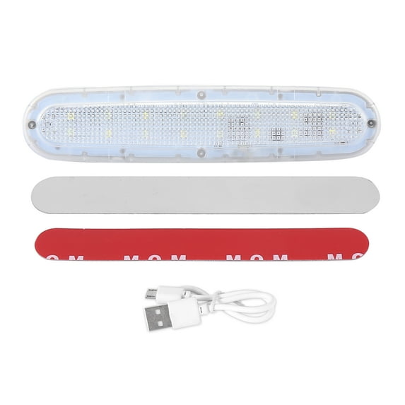 Car RV Boat Trailer Interior Ceiling Roof LED Lamp Lights Magnetic Dome Light Set W/ 16 LEDs