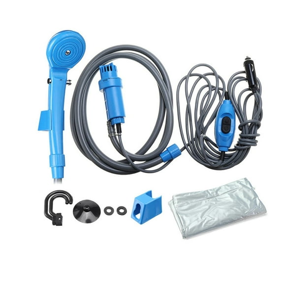 Car RV travel Washer 12V Camping Shower DC Car Accessories Shower High Pressure Power Washer Electric Pump For Outdoor Camping ,Easy Installation