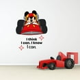 thumbnail image 1 of Car Race Life Quote Cartoon Quotes Decors Wall Sticker Art Design Decal for Girls Boys Kids Room Bedroom Nursery Kindergarten Home Decor Stickers Wall Art Vinyl Decoration (20x20 inch), 1 of 2