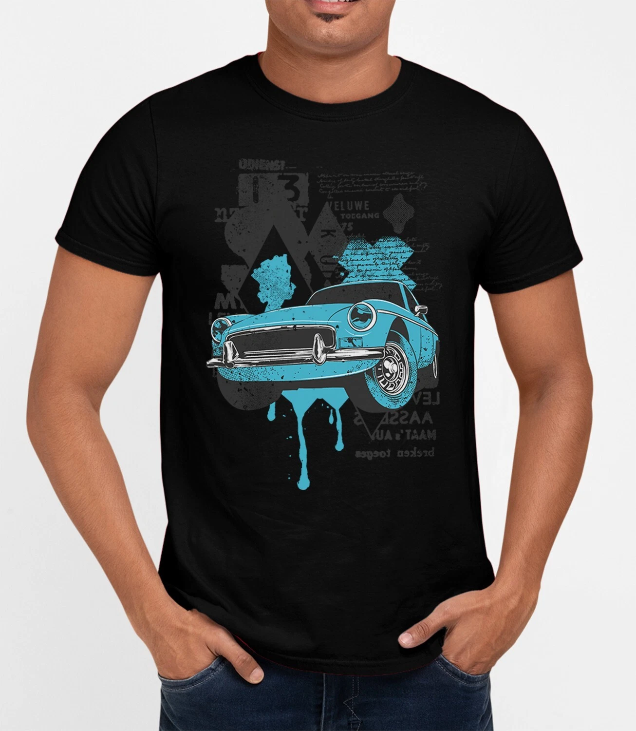 Car Racer T-Shirt Classic 70s 80s 90 s Temu Shein Classic Movie Tee Gift Retro