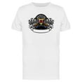 thumbnail image 1 of Car Racer Wearing Helmet  T-Shirt Men -Image by Shutterstock, Male 3X-Large, 1 of 2