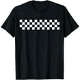 thumbnail image 1 of Car Racing Checkered Finish Line Flag Automobile Motor Race T-Shirt, 1 of 3