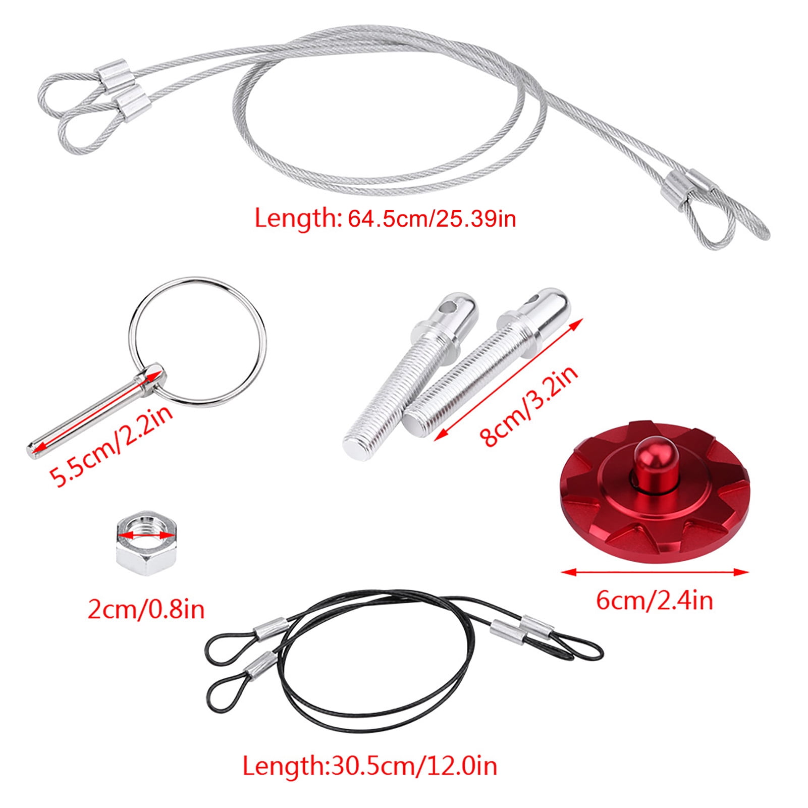 Car Racing Hood Pin Lock,CNC Aluminum Alloy Car Racing Hood Pin Lock