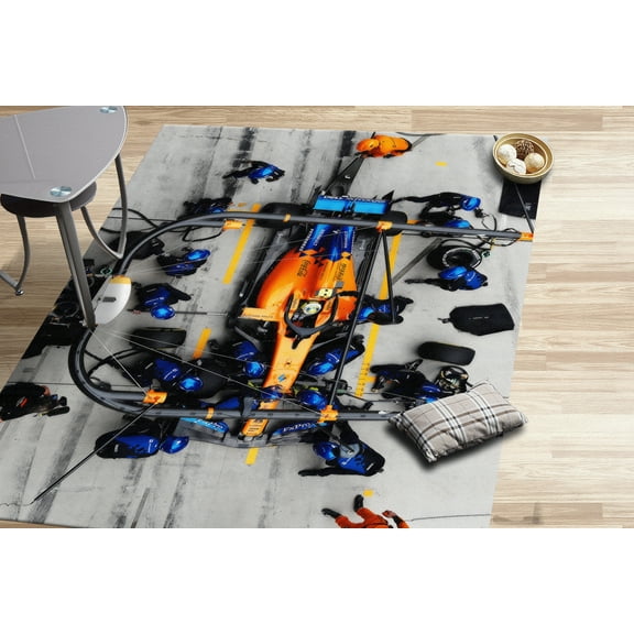 Car Racing Rugs, Rugs, Man Cave Rugs, Car Rug, Home Decor Rug, Colorful Rug, Entry Rug, Non Slip Rug, Personalized Gifts, 1.7'x2.3' - 50x70 cm