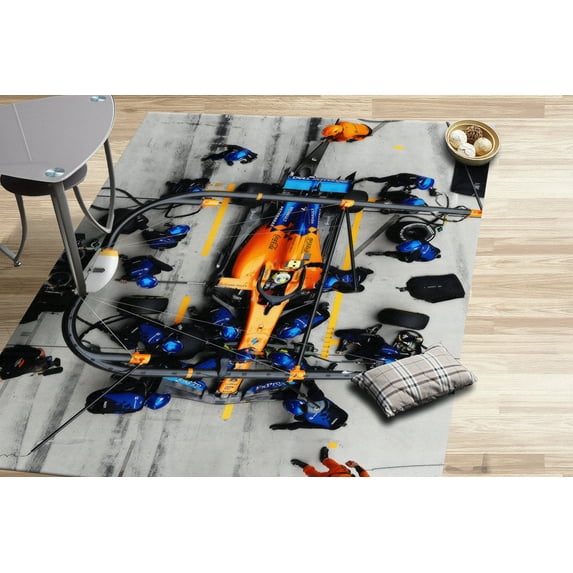 Car Racing Rugs, Rugs, Man Cave Rugs, Car Rug, Home Decor Rug, Colorful Rug, Entry Rug, Non Slip Rug, Personalized Gifts, 2.6'x5' - 80x150 cm