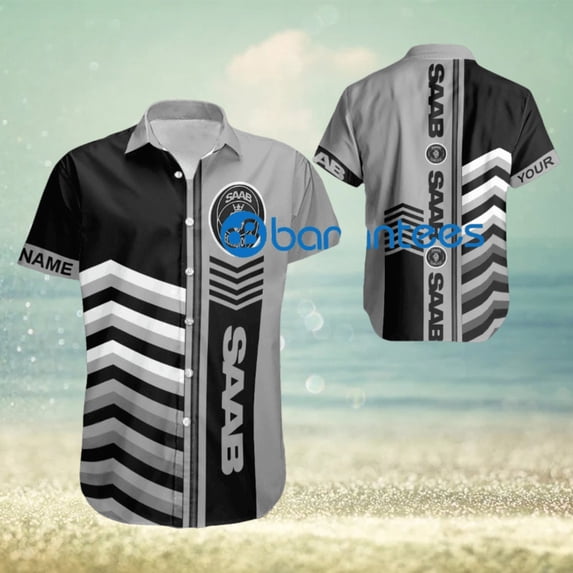 Car Racing Saab Arrow Pattern Hawaiian Shirt New Custom Name Gift ...