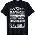 thumbnail image 1 of Car Racing Shirt Funny Racing One Ball Race Drag Stock T-Shirt, 1 of 3
