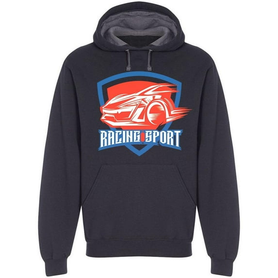 Car Racing Sport: Design Hoodie Men -Image by Shutterstock, Male Medium